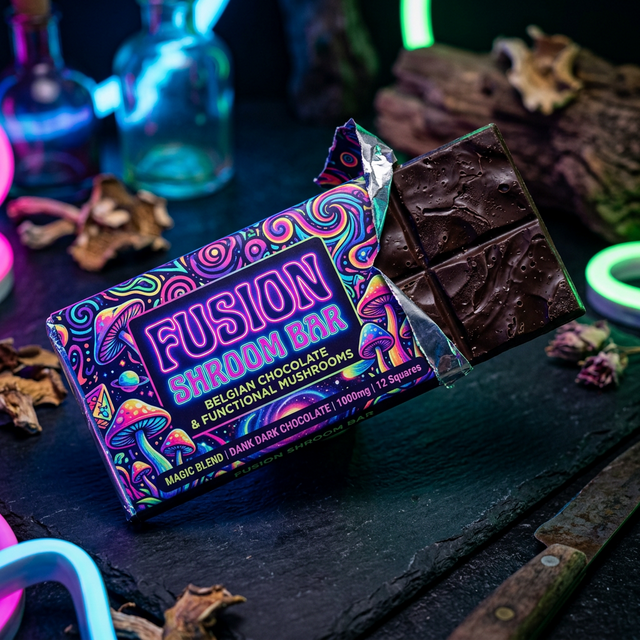 Official Fusion Shroom Bars - Premium Psilocybin Mushroom Chocolate Bars